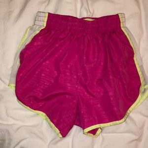 s pink target brand running shorts